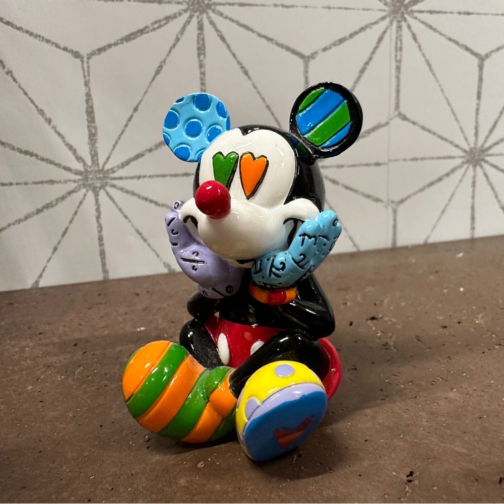 Disney Romero Britto Mickey Mouse 3” mini figure